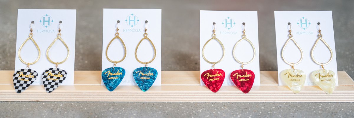 Guitar Pick Earrings