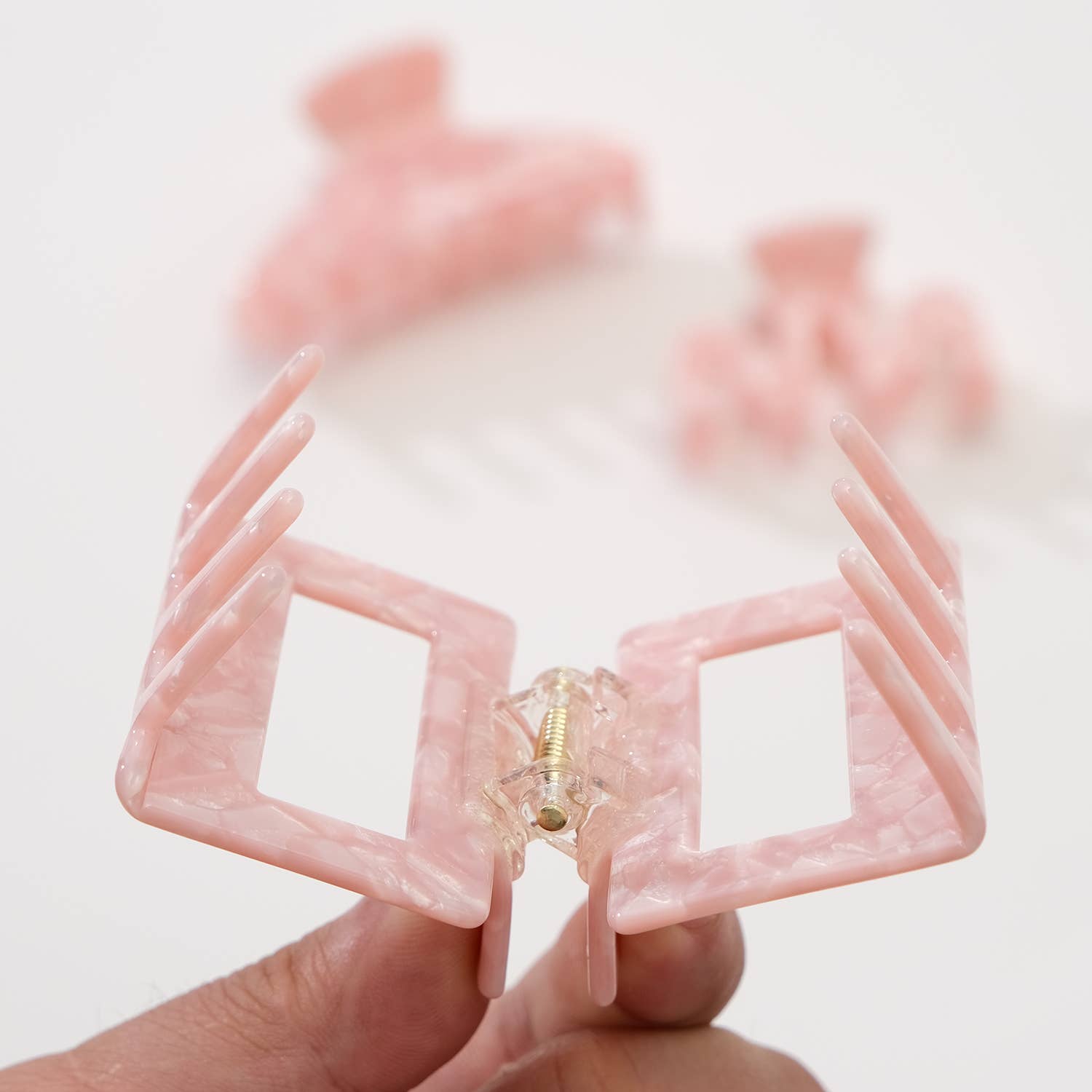 Blush Pink Claw Clips