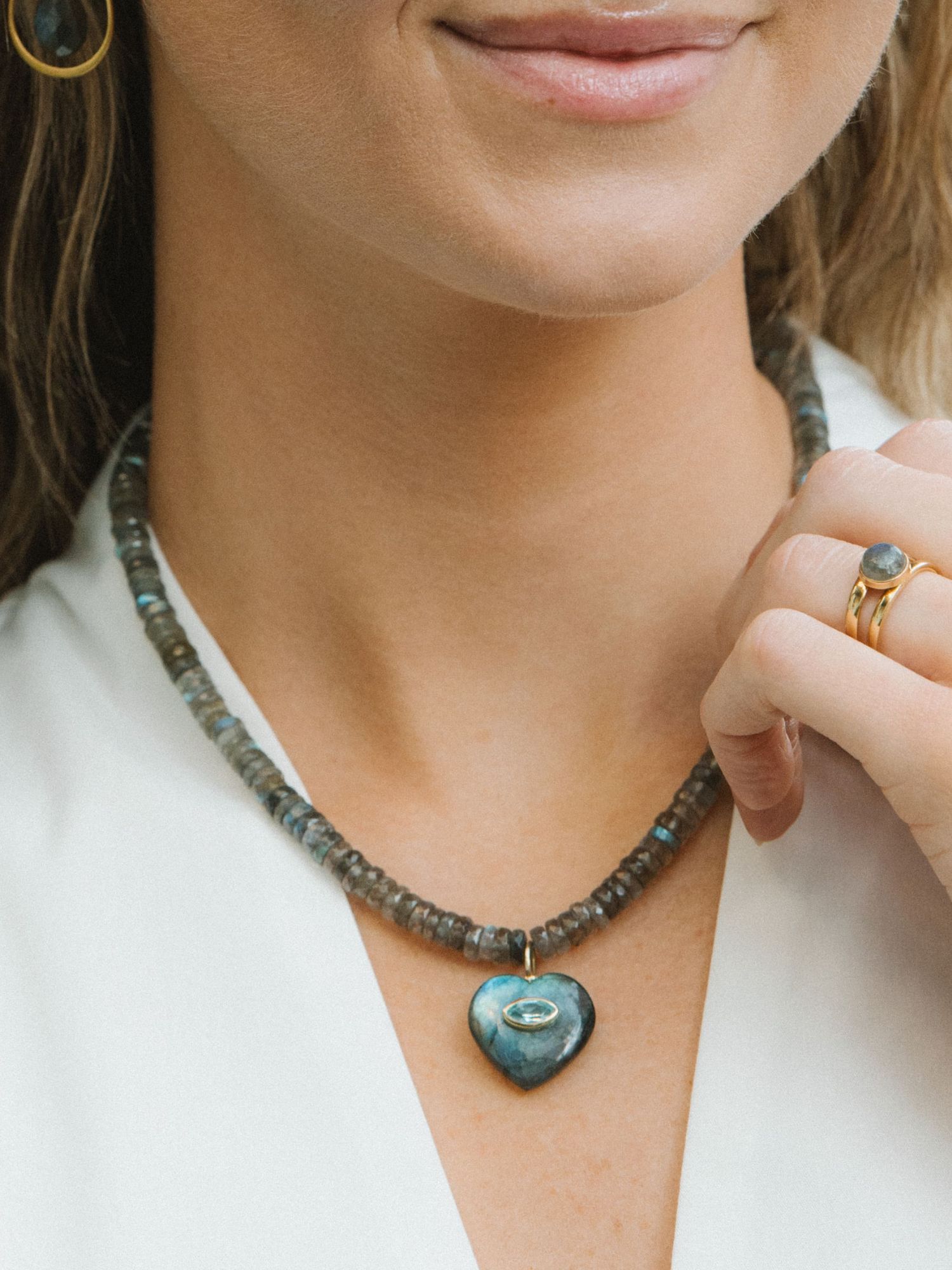 Labradorite Love Necklace