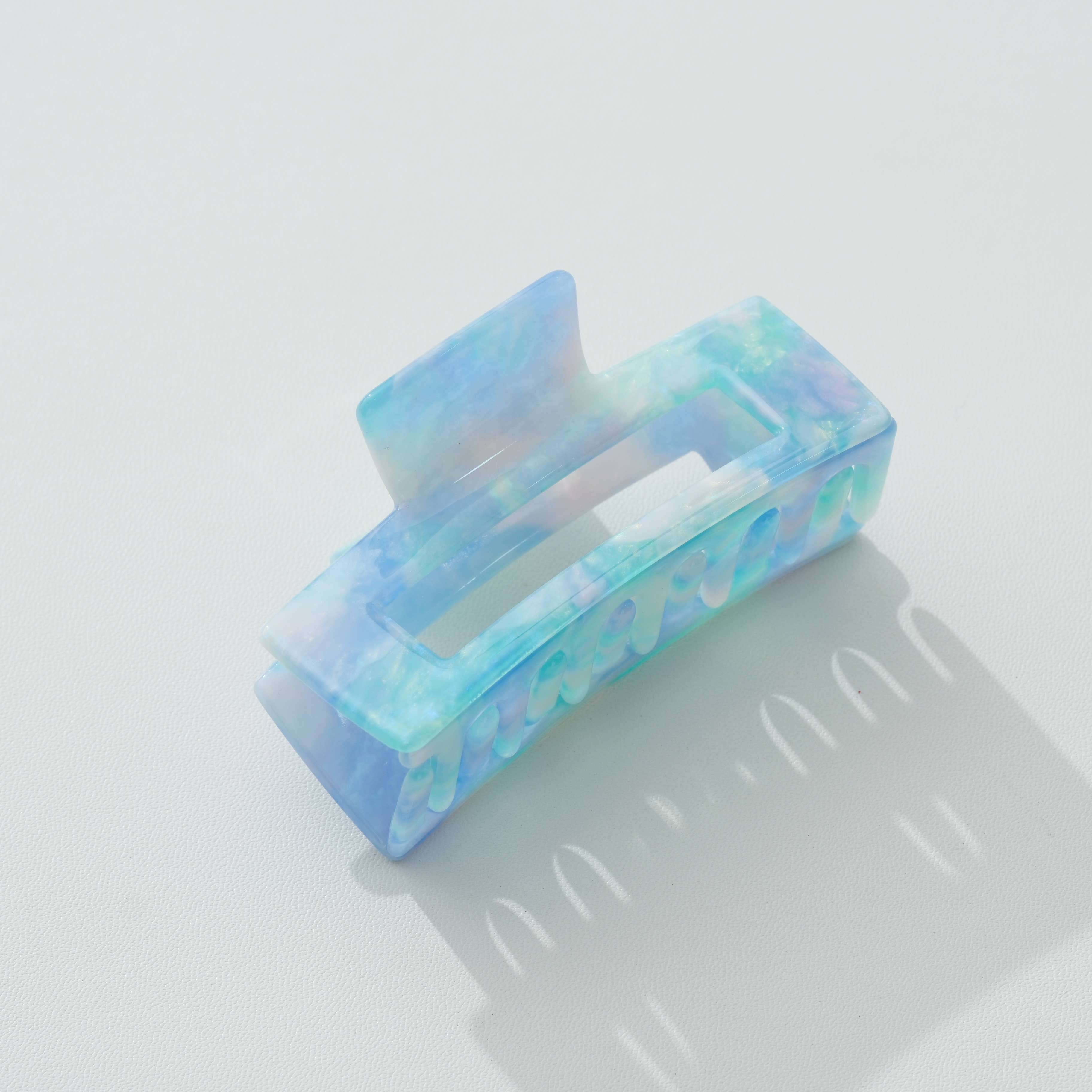 Seafoam Blue Claw Clips
