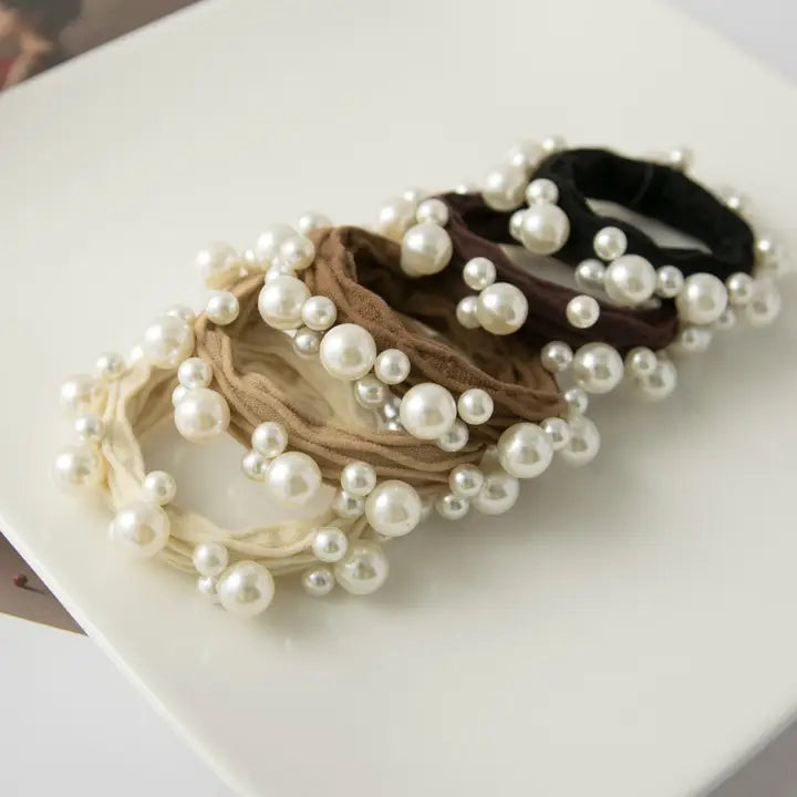Stretchy Pearl Hair Tie