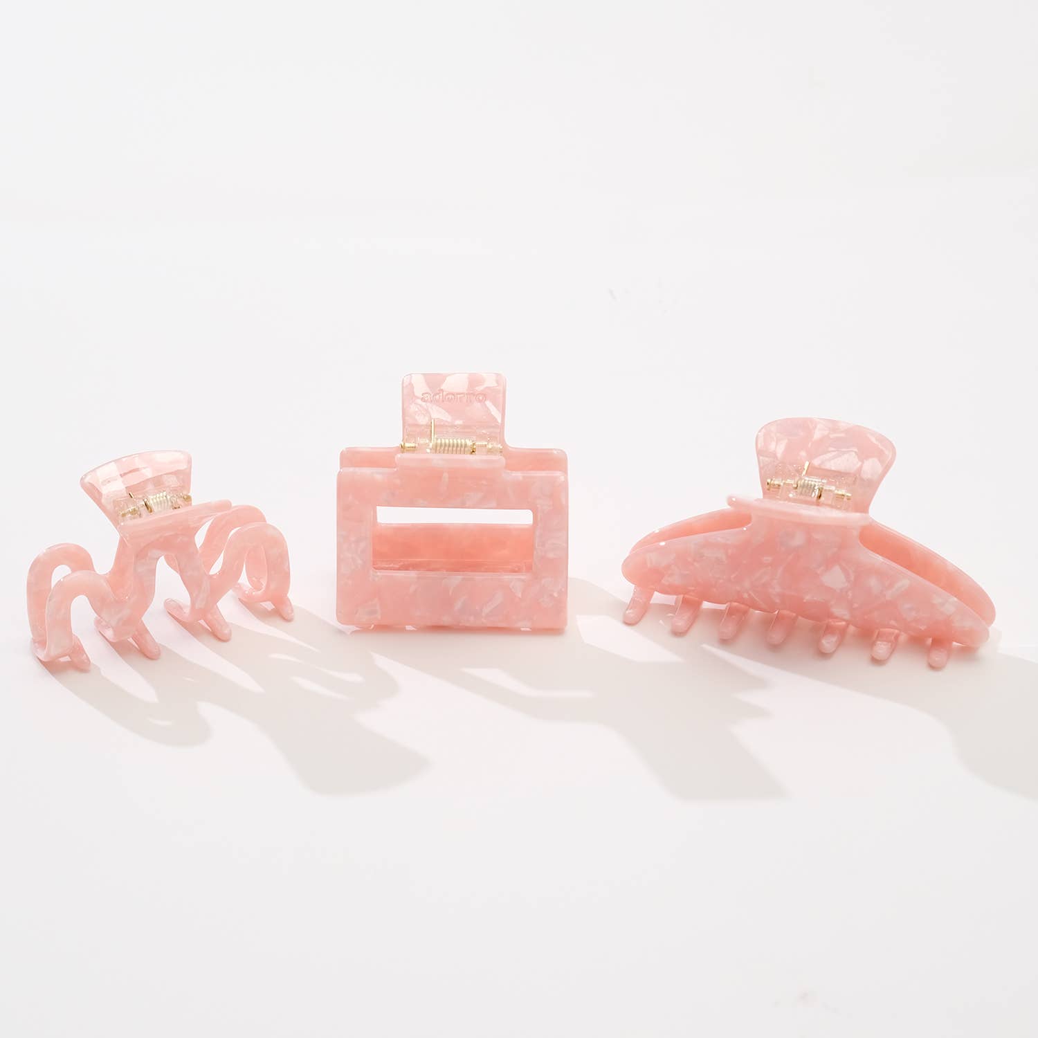 Blush Pink Claw Clips