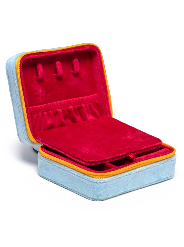 Slot Machine Velvet Jewelry Zip Case