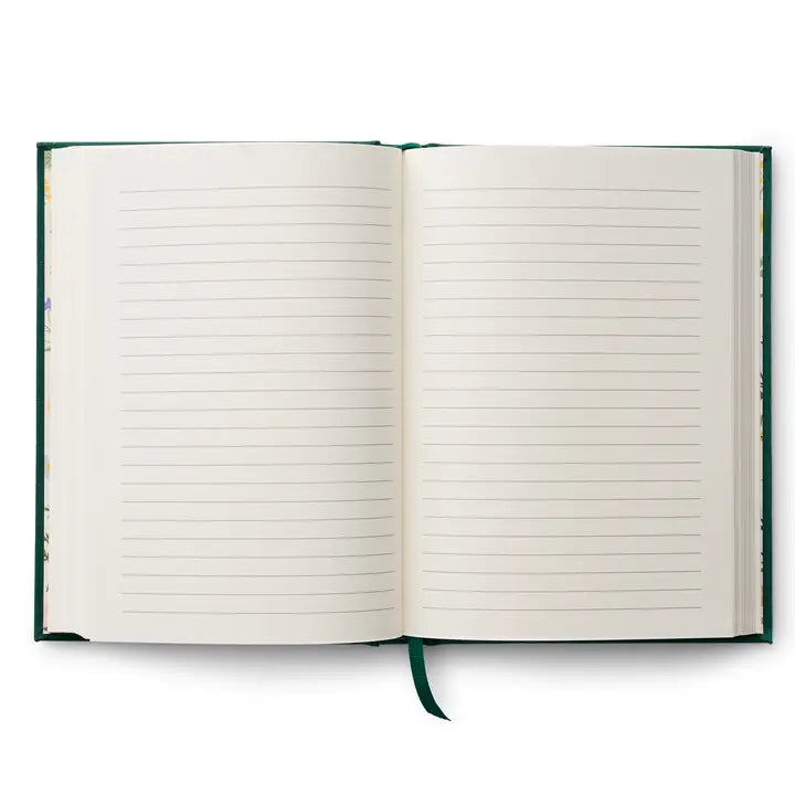 There are Always Flowers Embroidered Journal