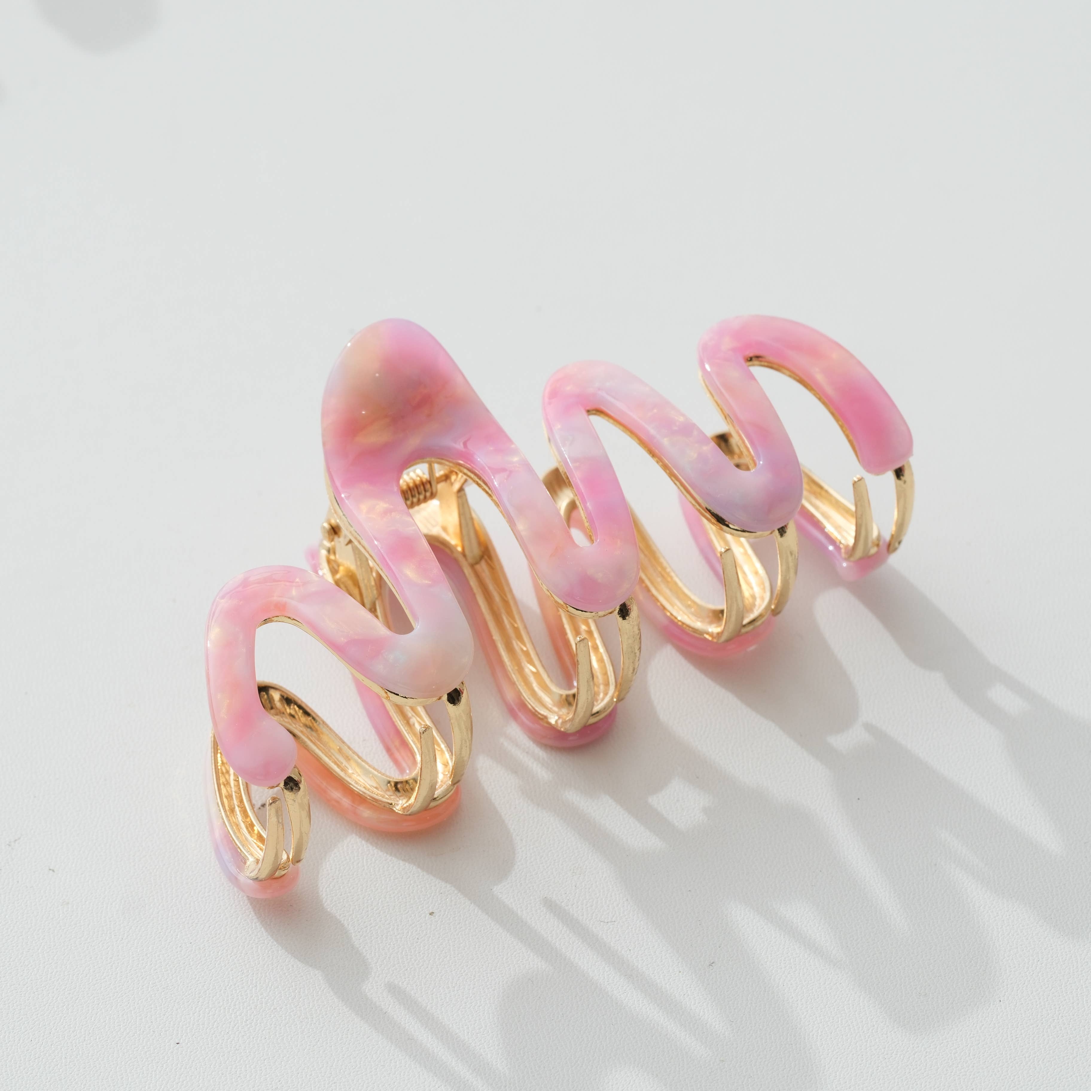 Island Sun Wave Claw Clip