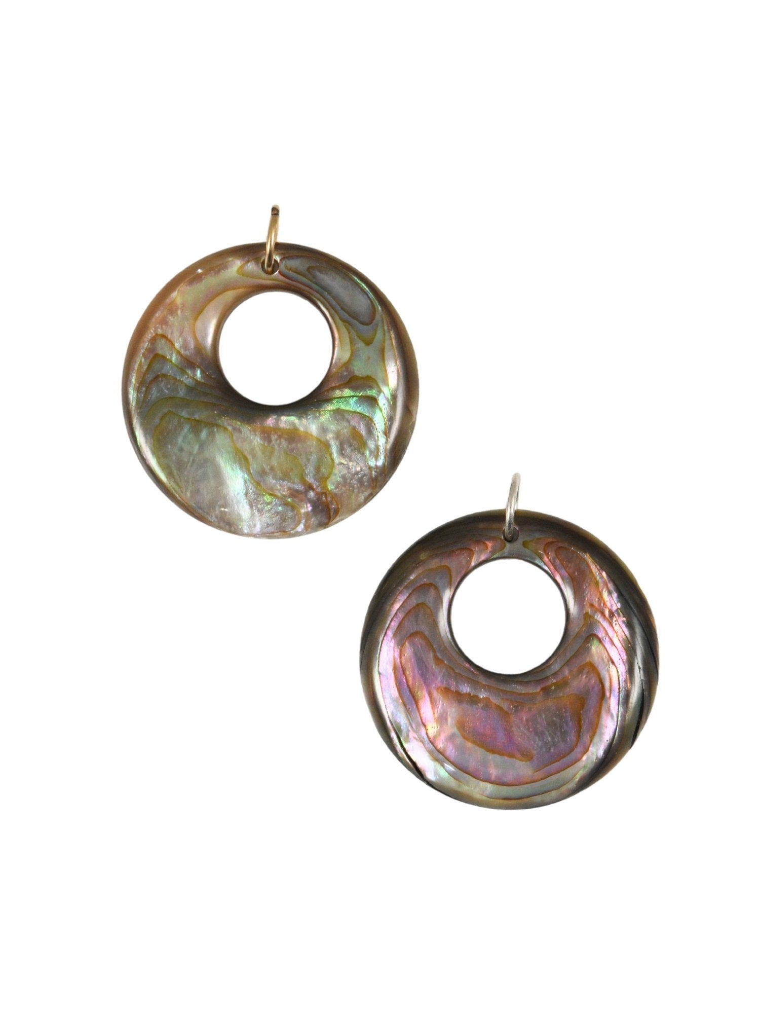 Abalone Eclipse Necklace Charm