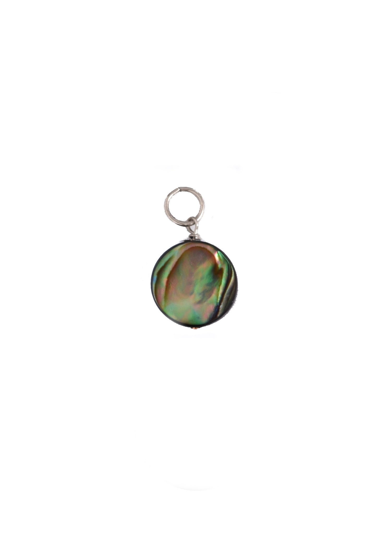 Round Abalone Charm