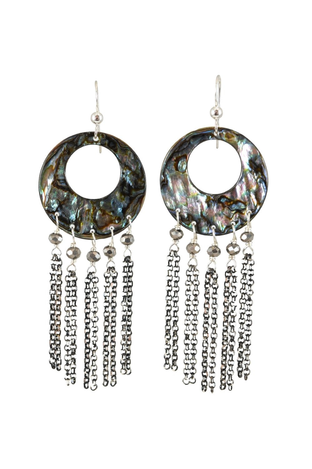 Abalone Waterfall Earrings