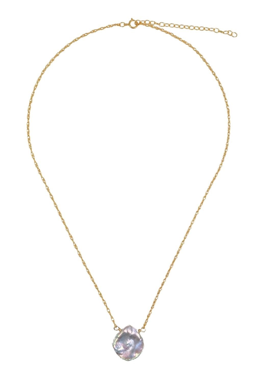 Adelaide Pearl Necklace in Pink