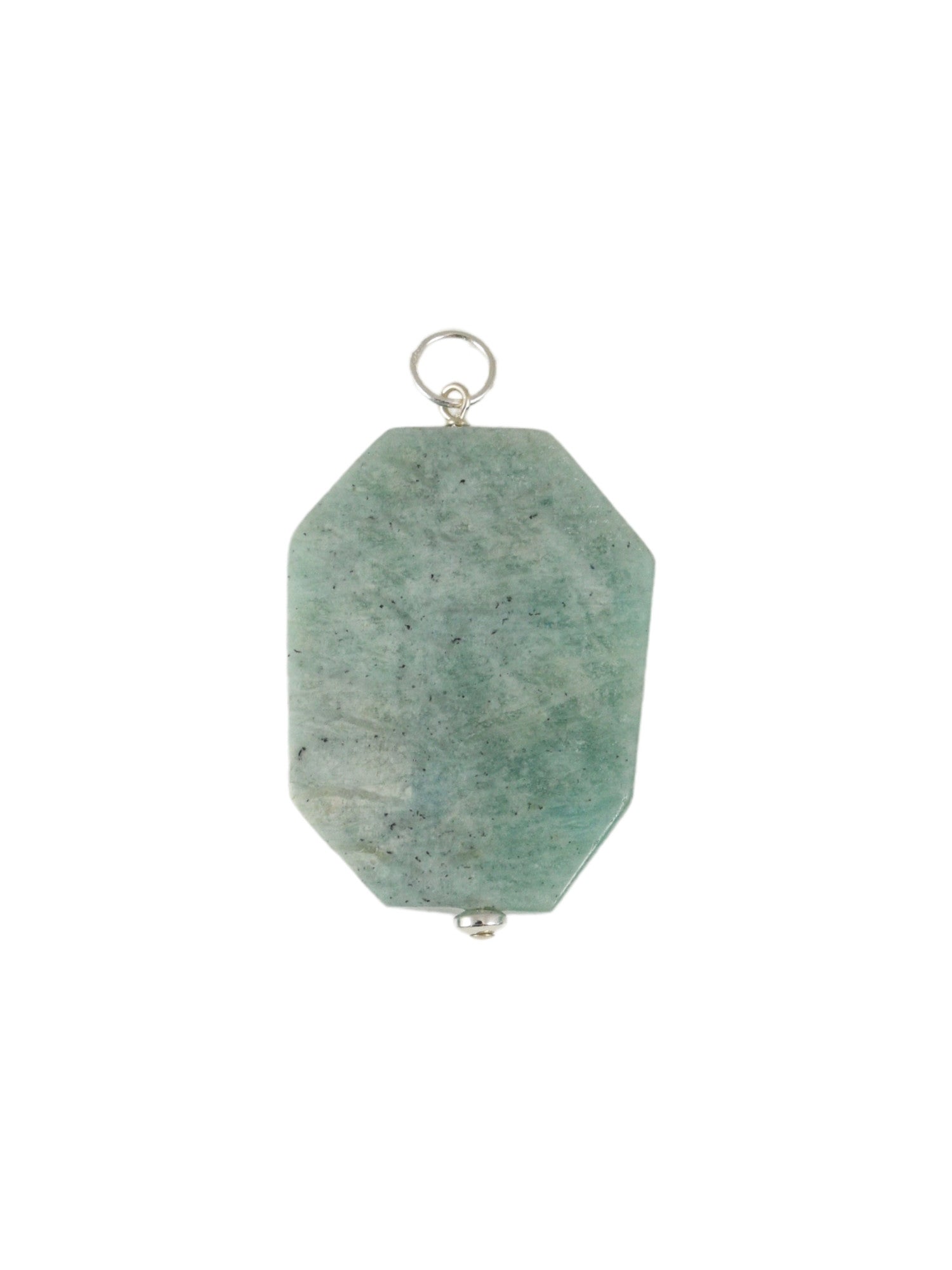 Amazonite Slab Necklace Charm