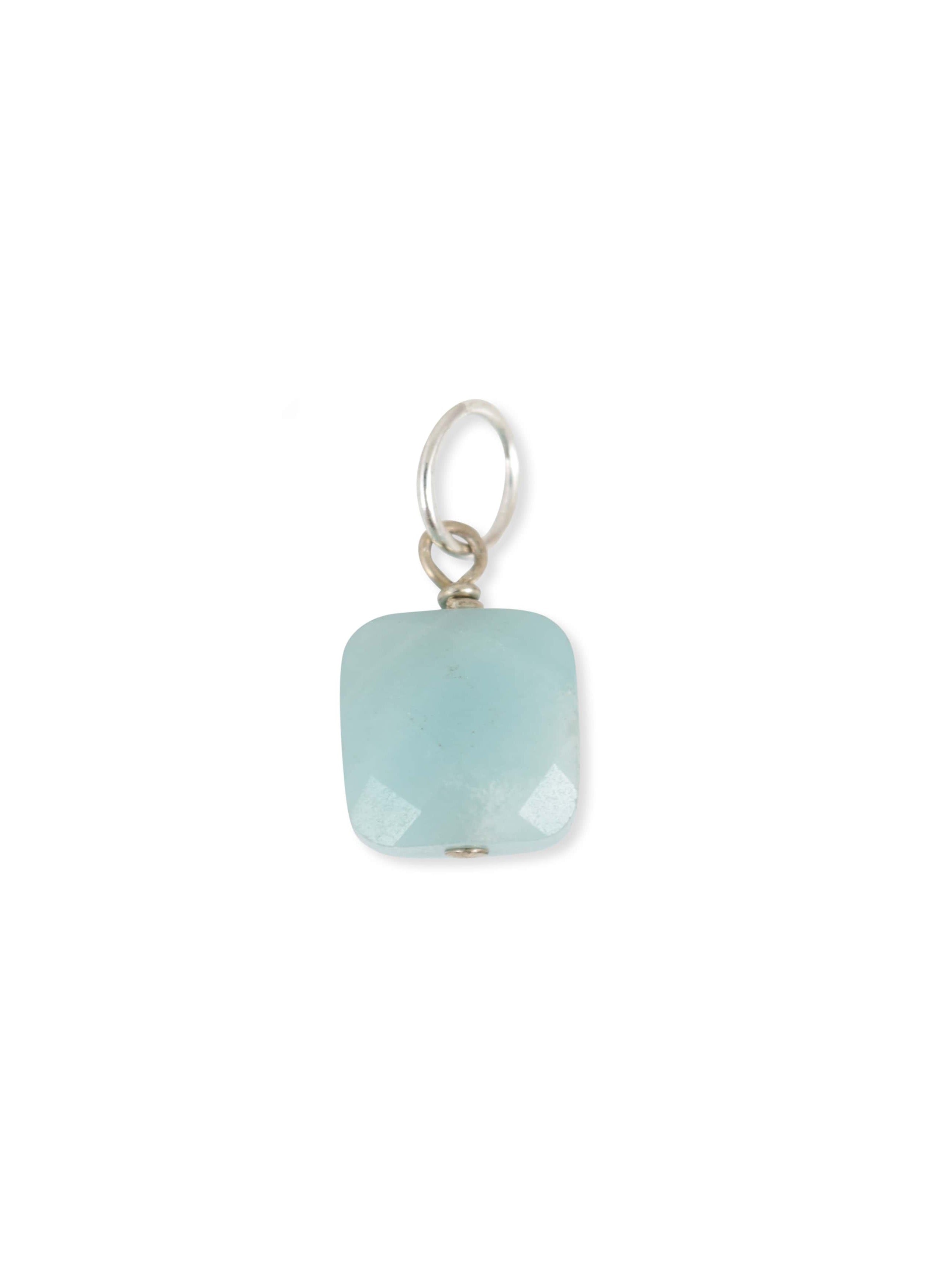 Amazonite Square Charm