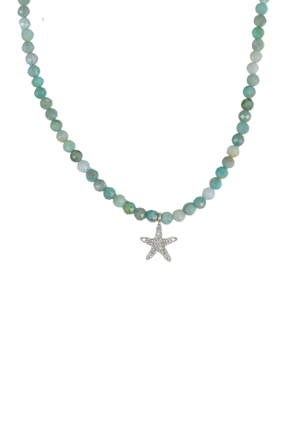 Amazonite Starfish Necklace