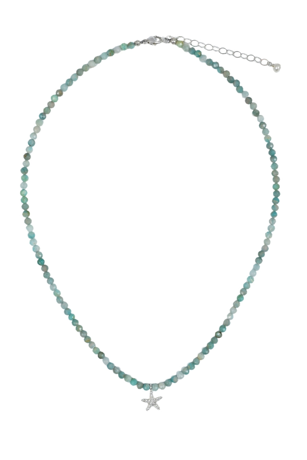 Amazonite Starfish Necklace