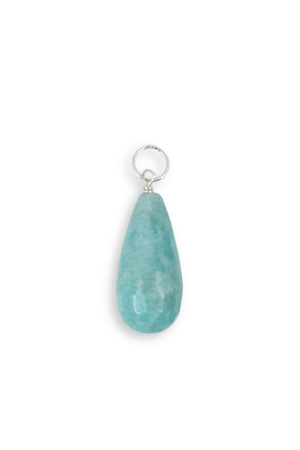 Amazonite Teardrop Charm