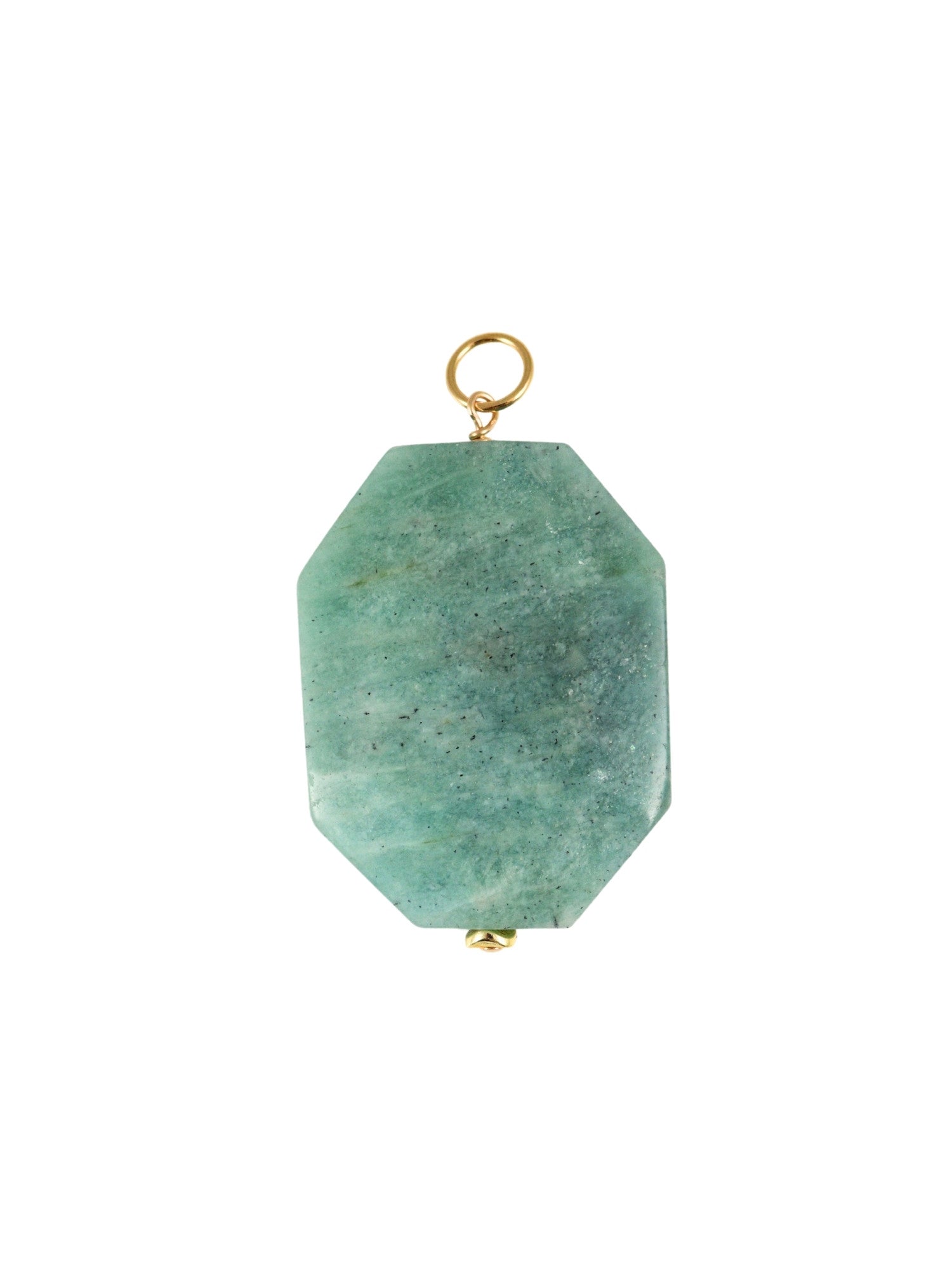 Amazonite Slab Necklace Charm