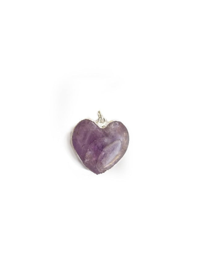 Amethyst Heart Charm