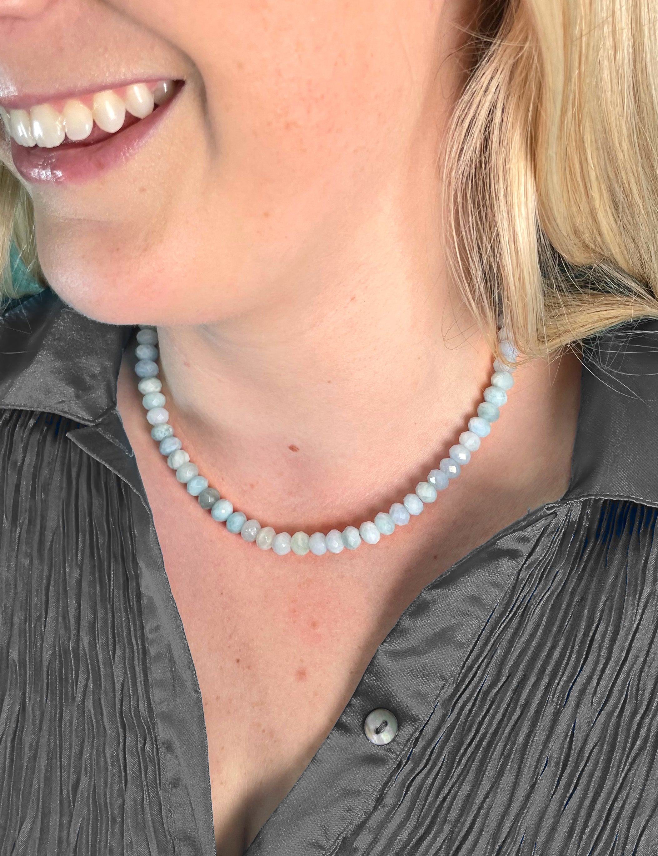 Aquamarine Sky Necklace