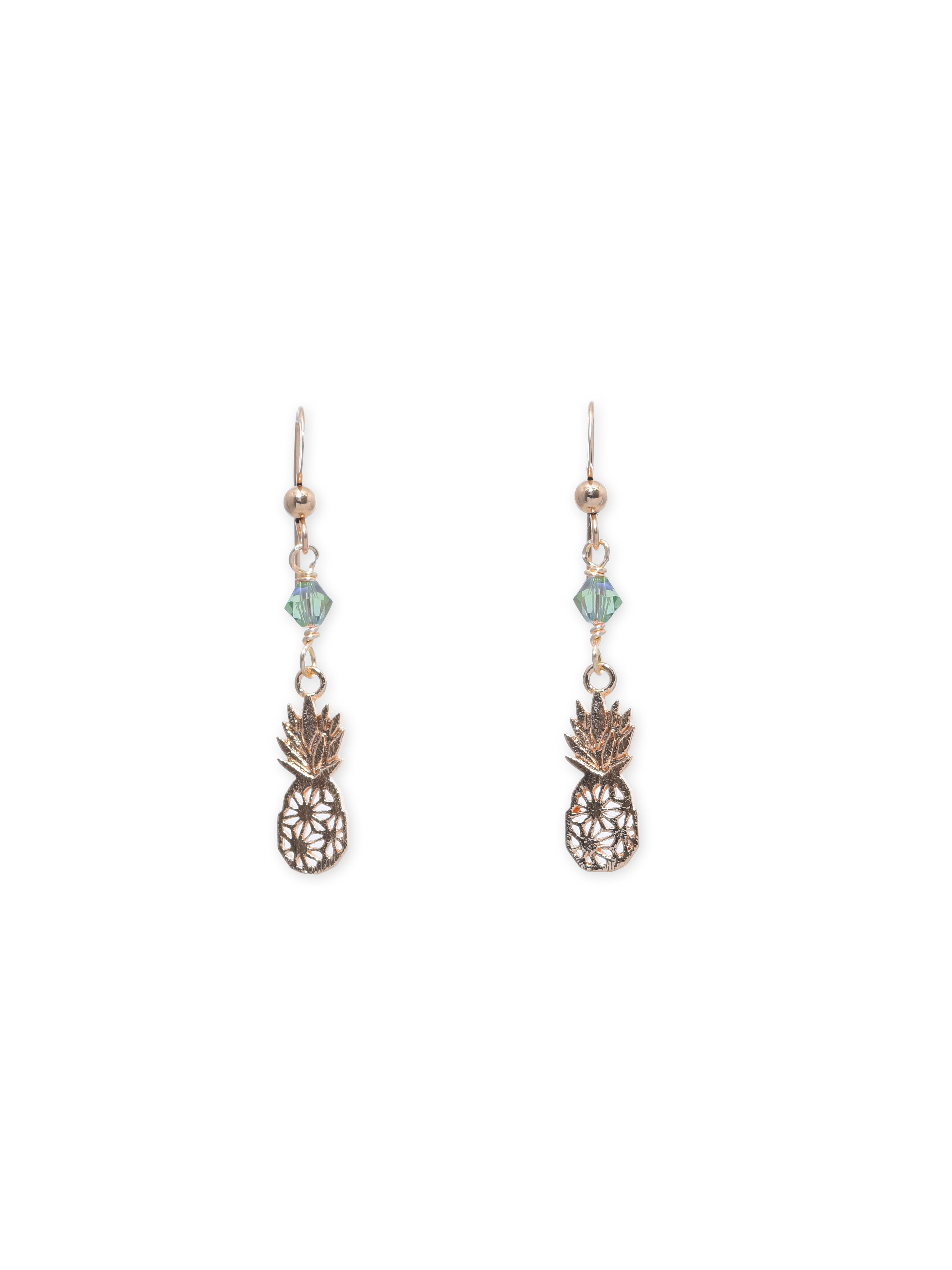 Art Deco Pineapple Earrings