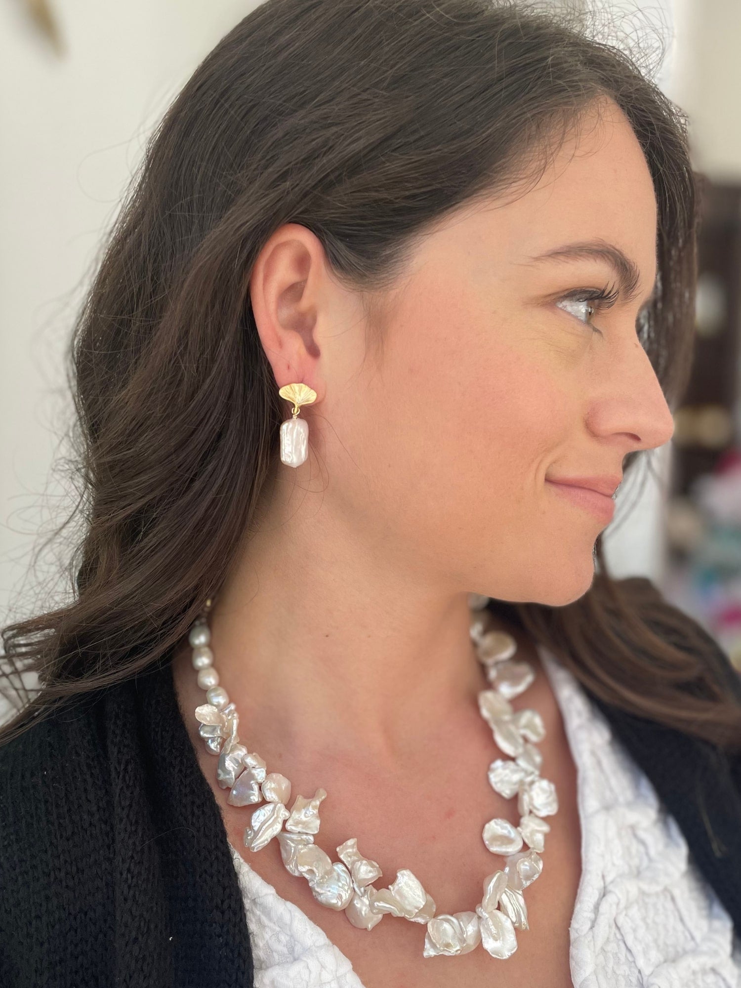 Audrey Pearl Necklace