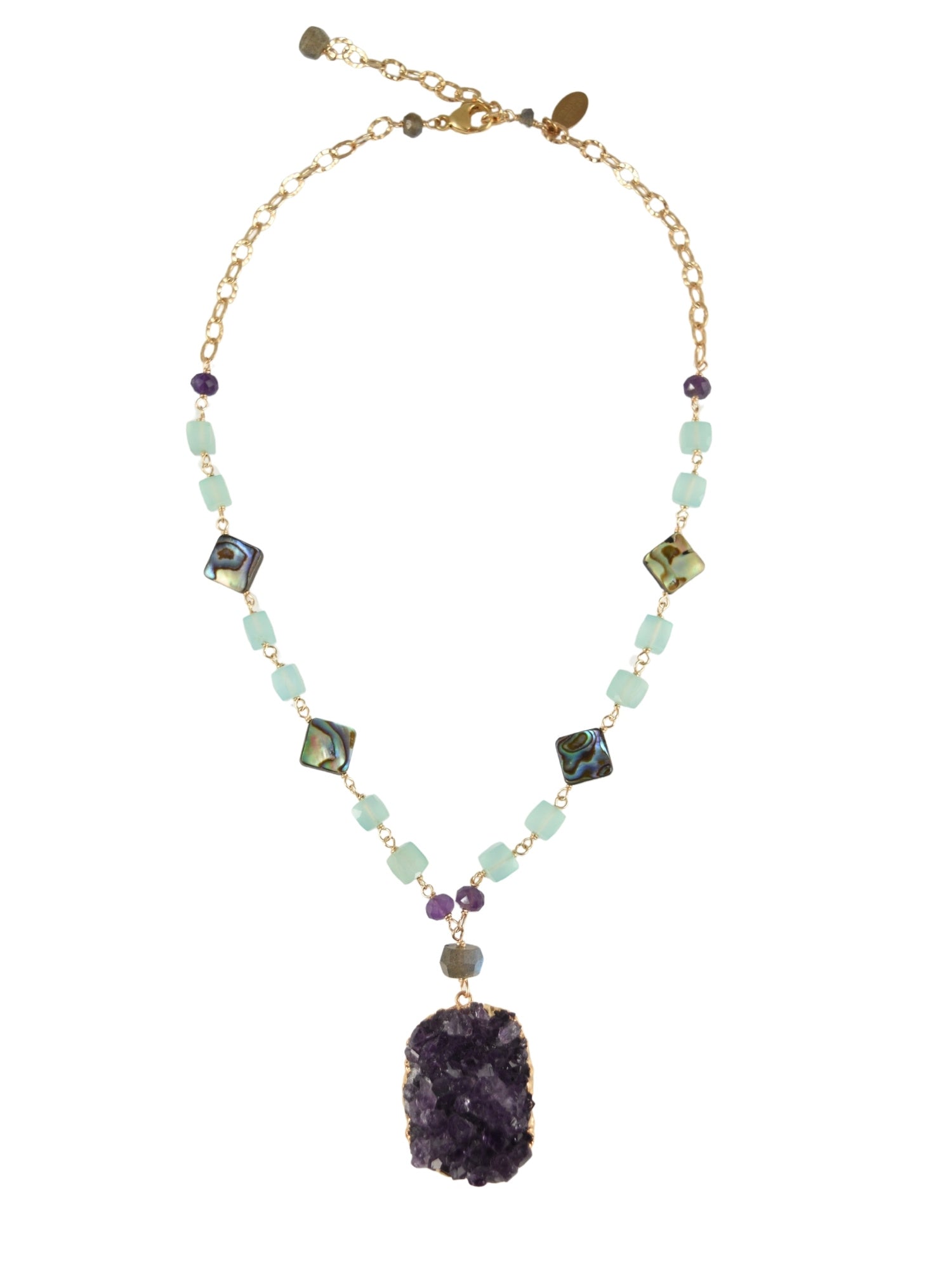 Aurora Druzy Necklace