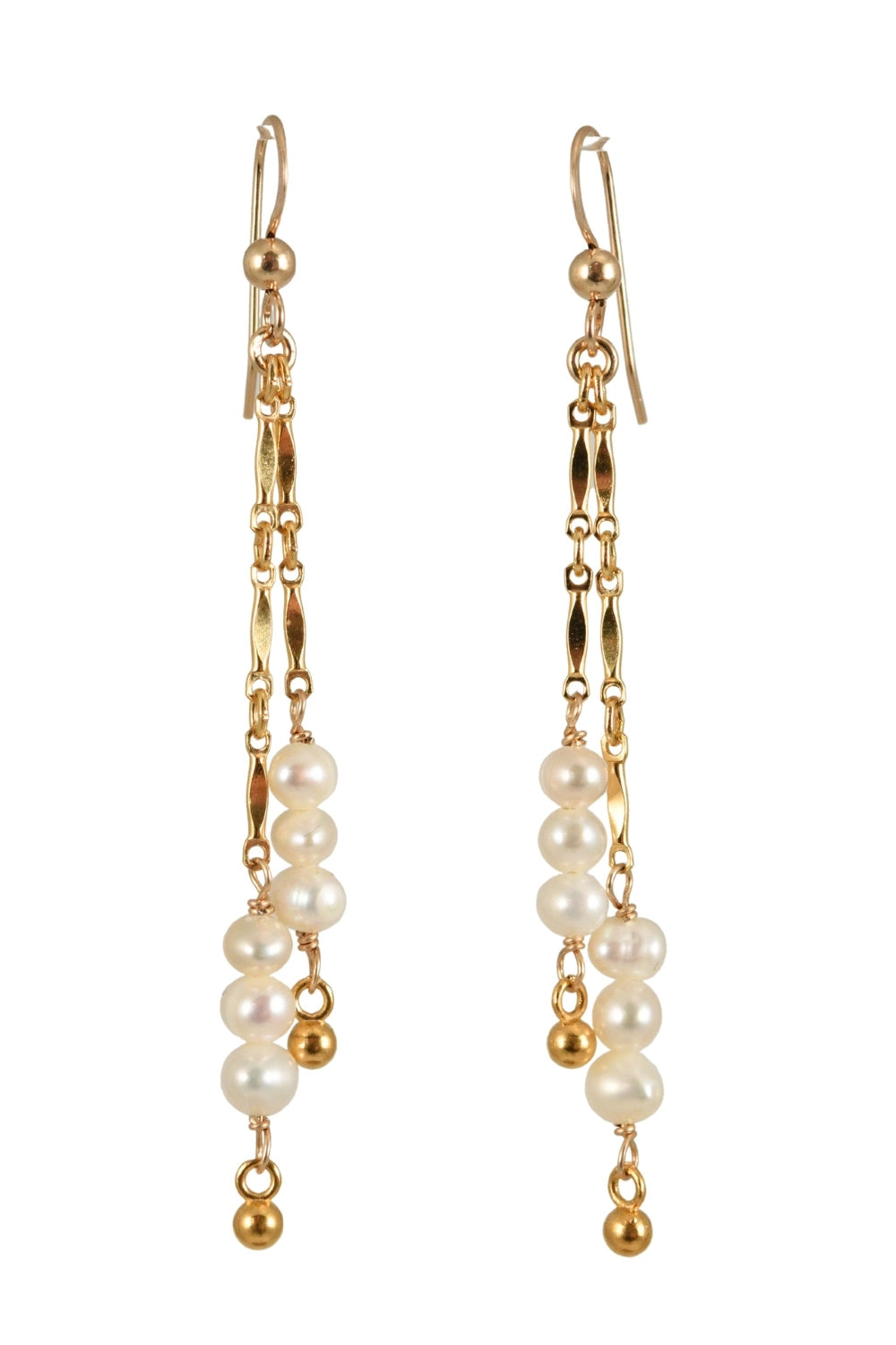 Beaded Bar Earrings