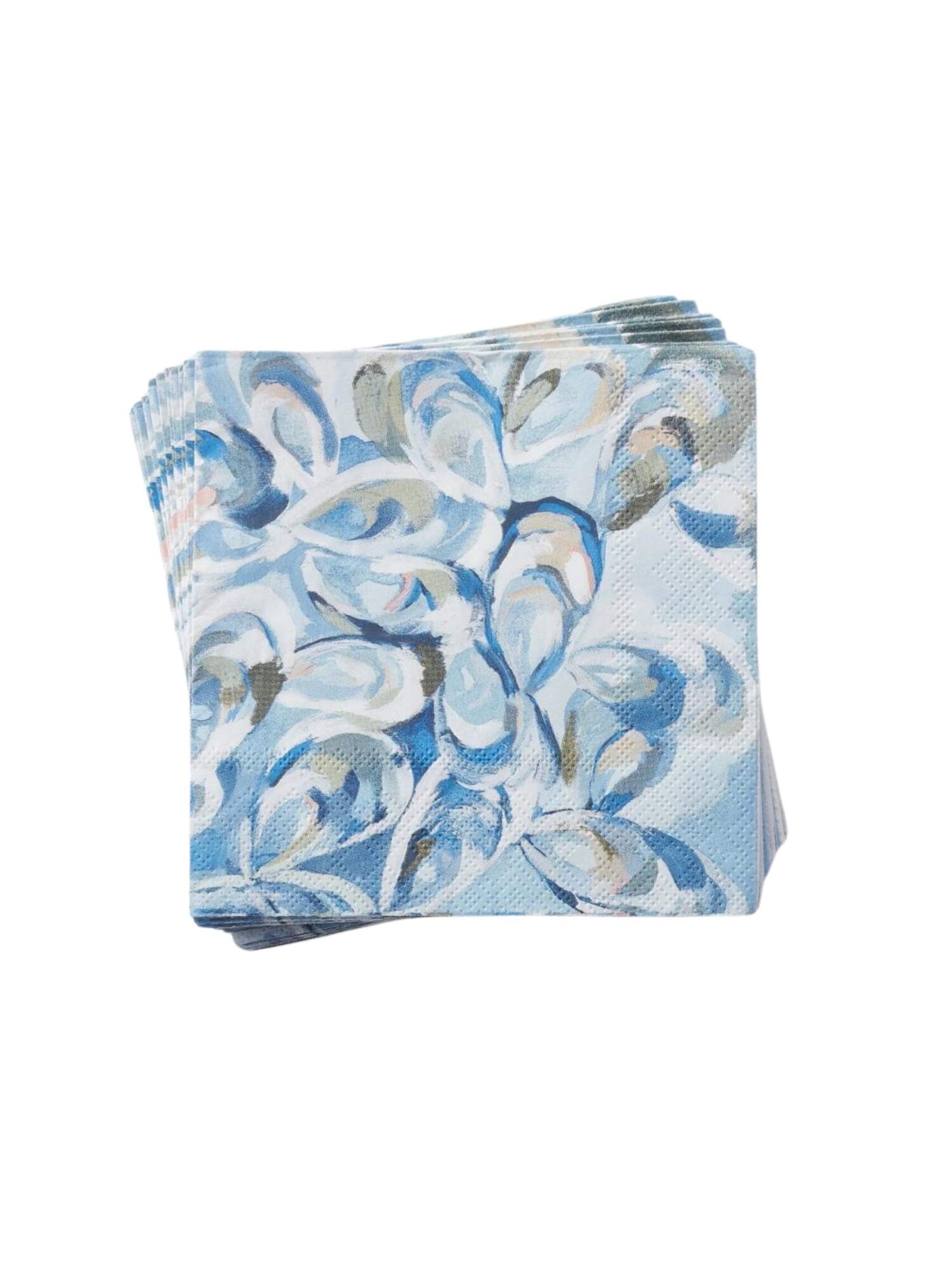 Blue Oyster Cocktail Napkins Kim Hovell