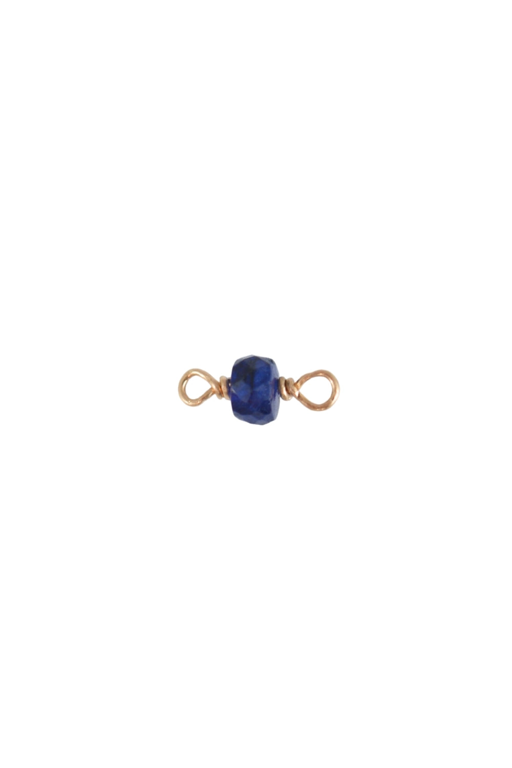 Blue Sapphire Charm for Permanent Jewelry