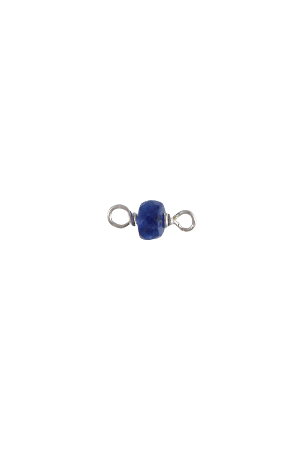 Blue Sapphire Charm for Permanent Jewelry