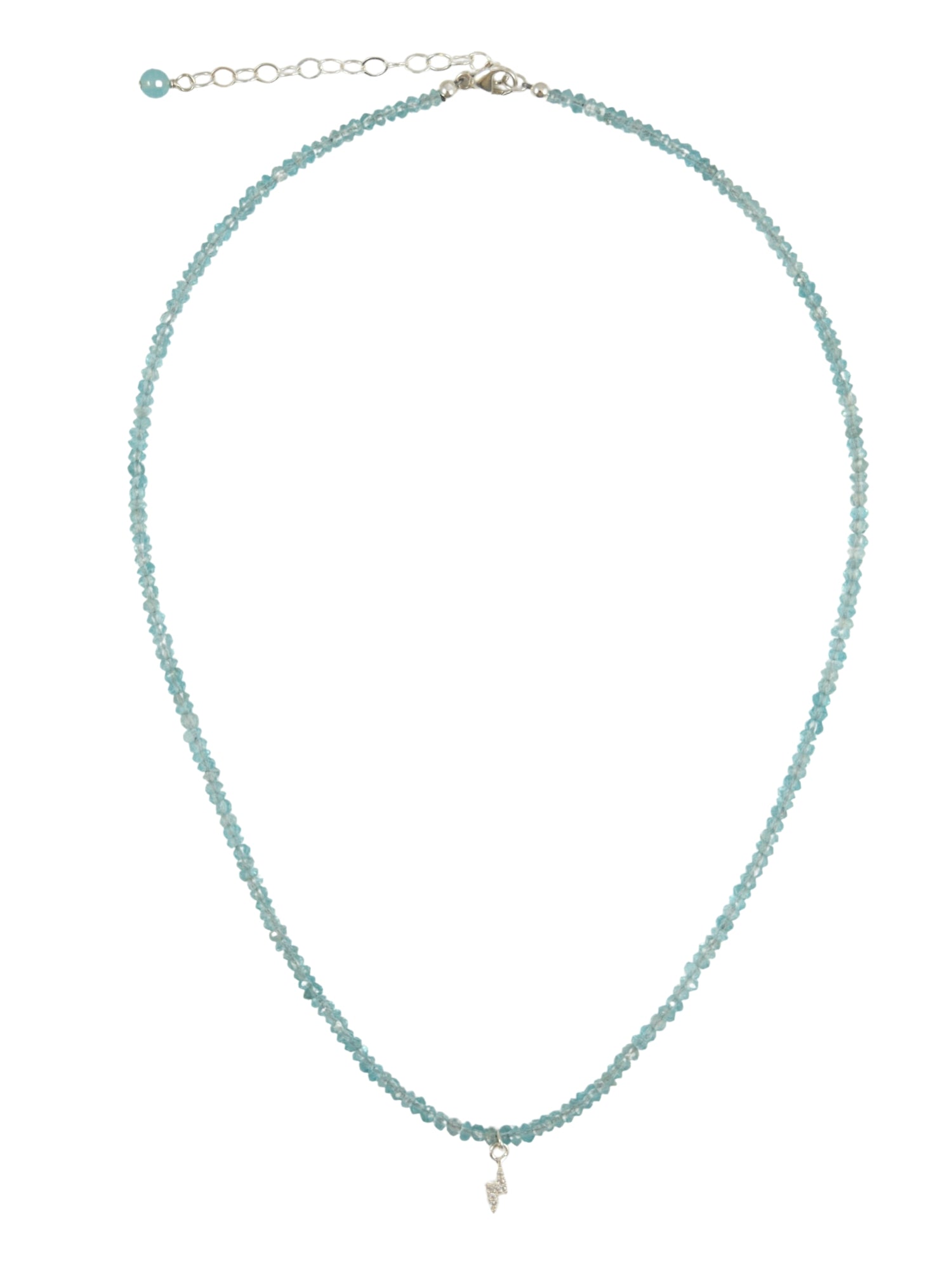 Blue Bolt Necklace