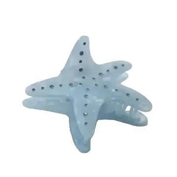 Blue Starfish claw clip