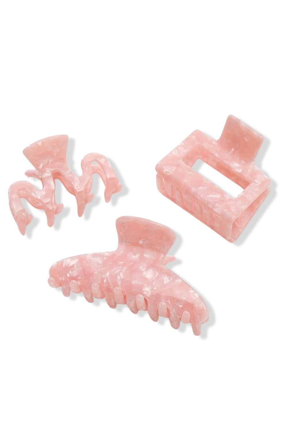 Blush Pink Claw Clips