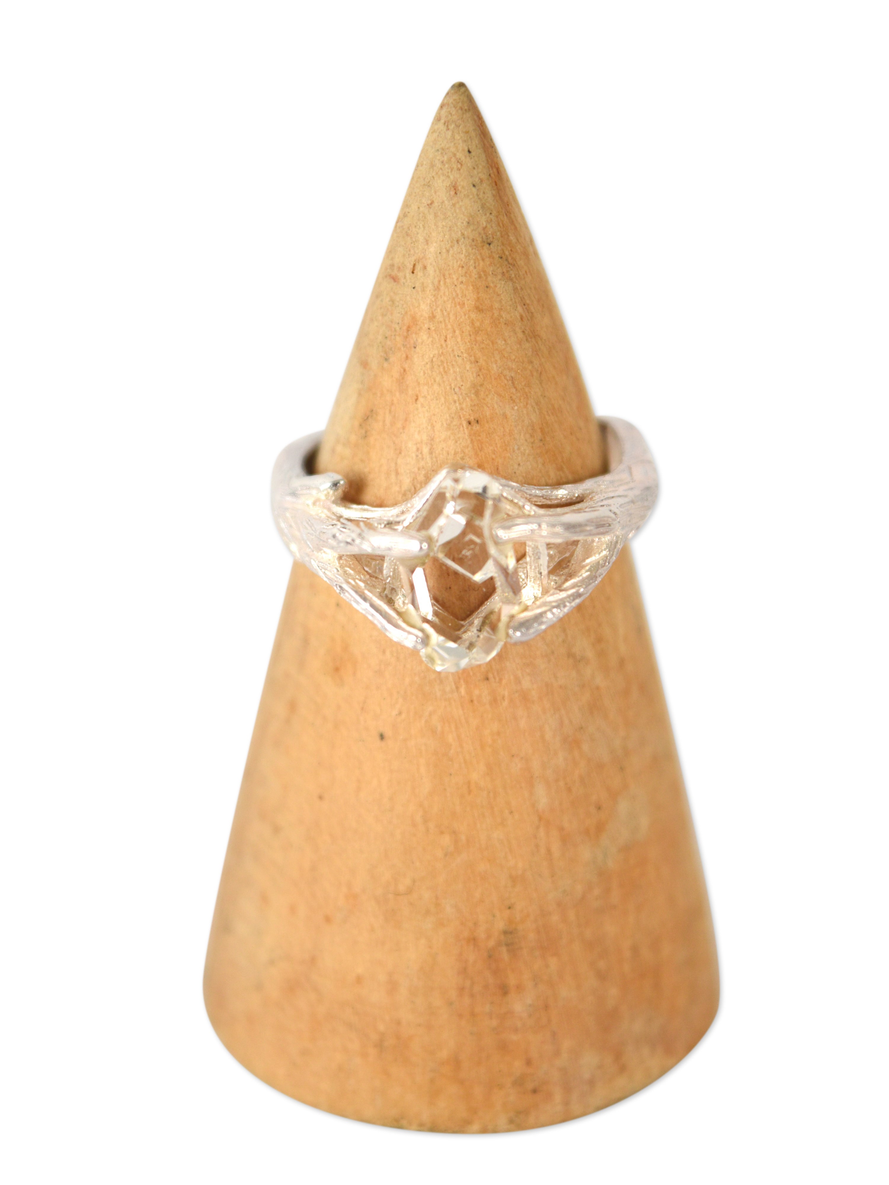 Branch Herkimer Diamond Ring