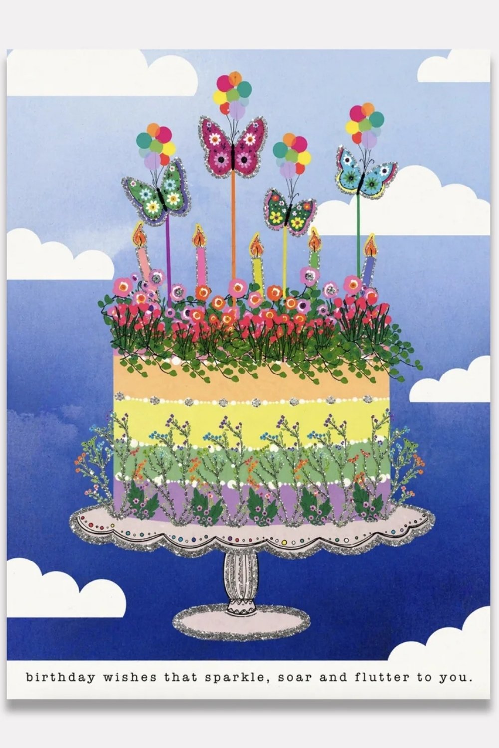 Butterfly Birthday Wishes Card
