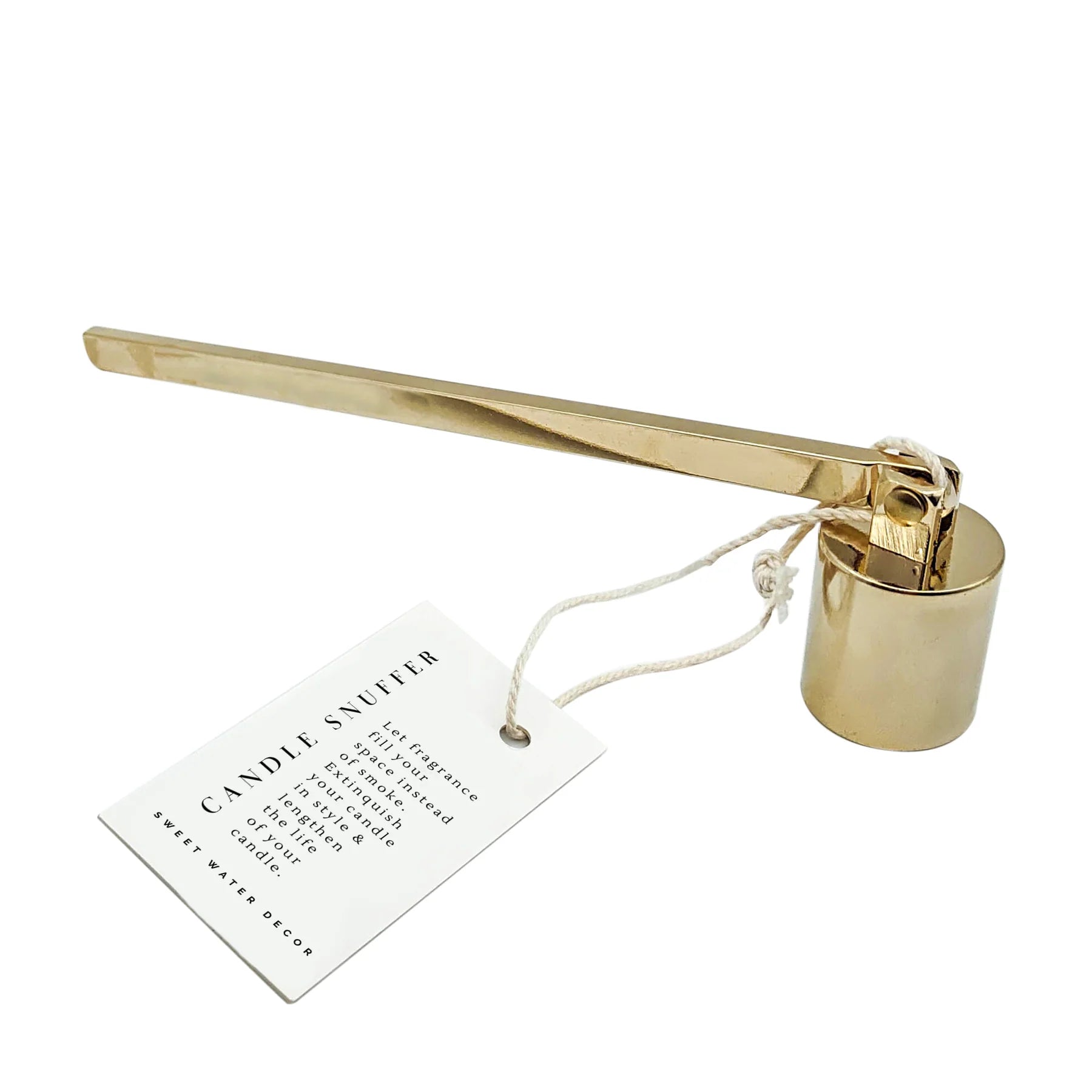 Waves Modern Brass Candle Snuffer + Reviews