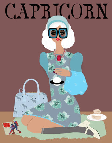 Capricorn Greeting Card