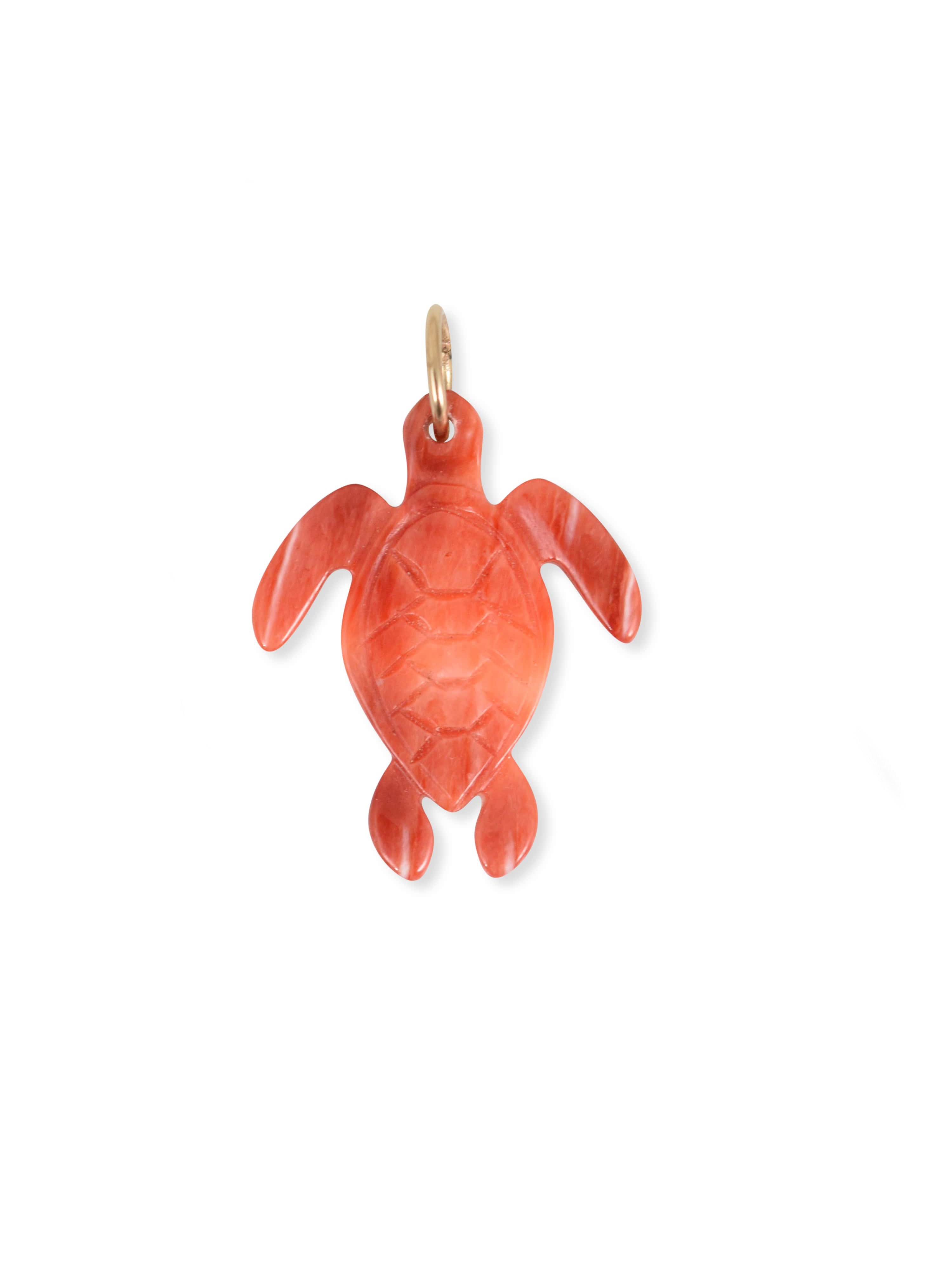 Carved Turtle Charm