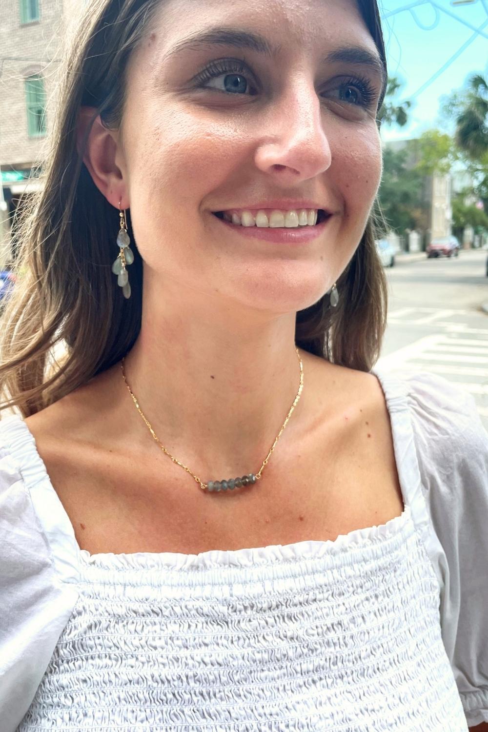 Labradorite Cascade Earrings