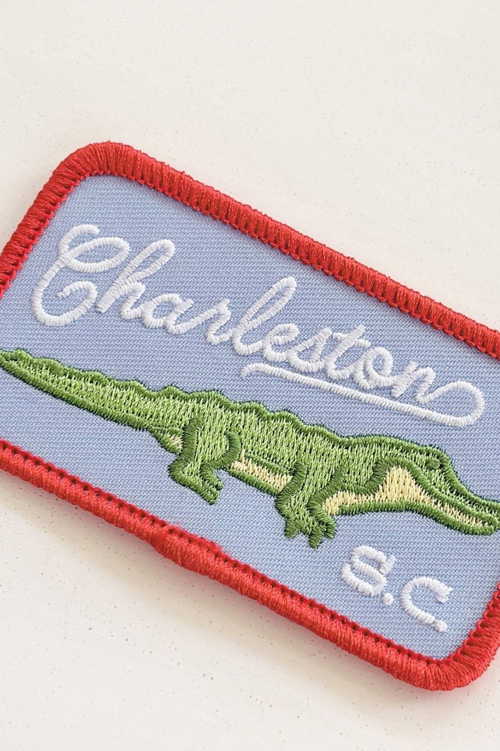Charleston Alligator Iron-On Patch