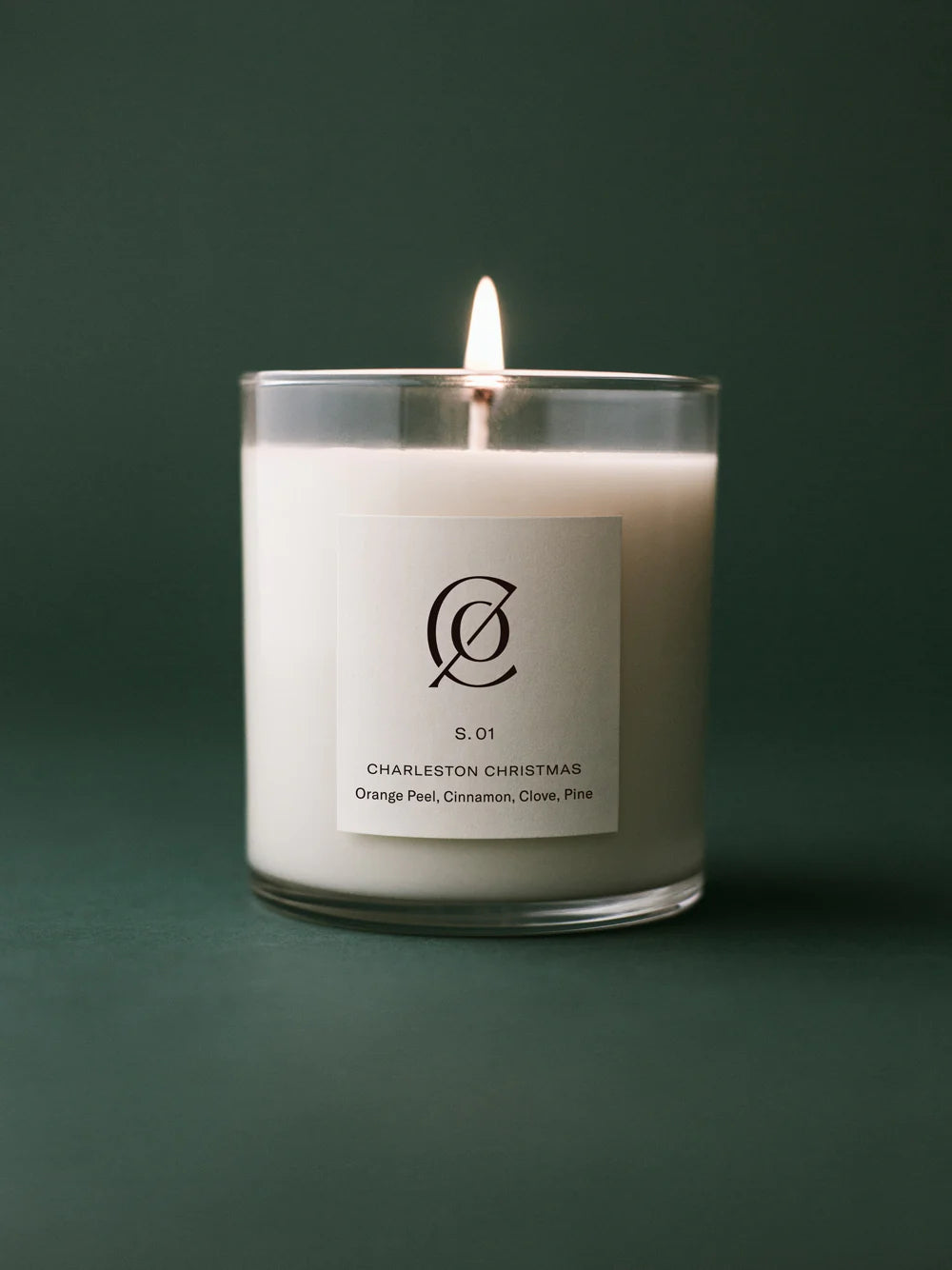 Charleston Christmas Candle