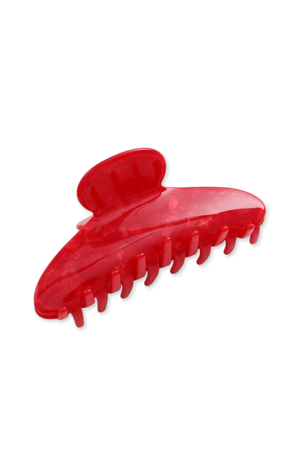 Cherry Red Claw Clip
