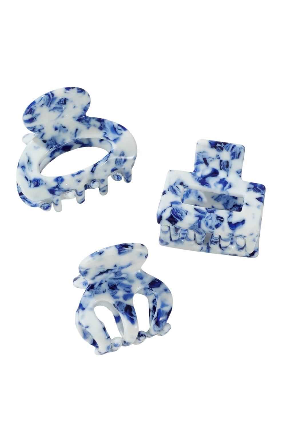 Chinoiserie Mini Claw Clips