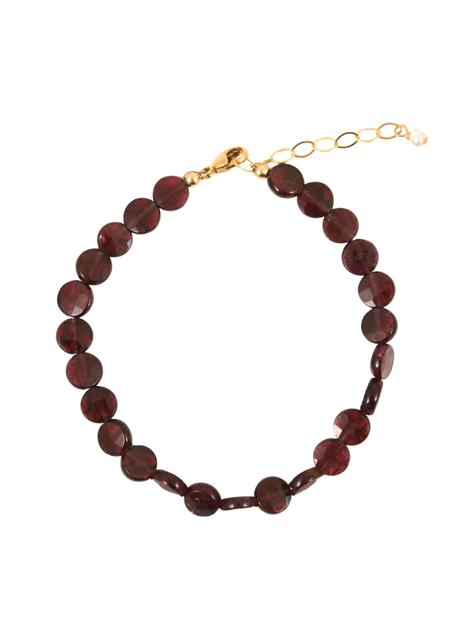 Chloe Bracelet in Garnet