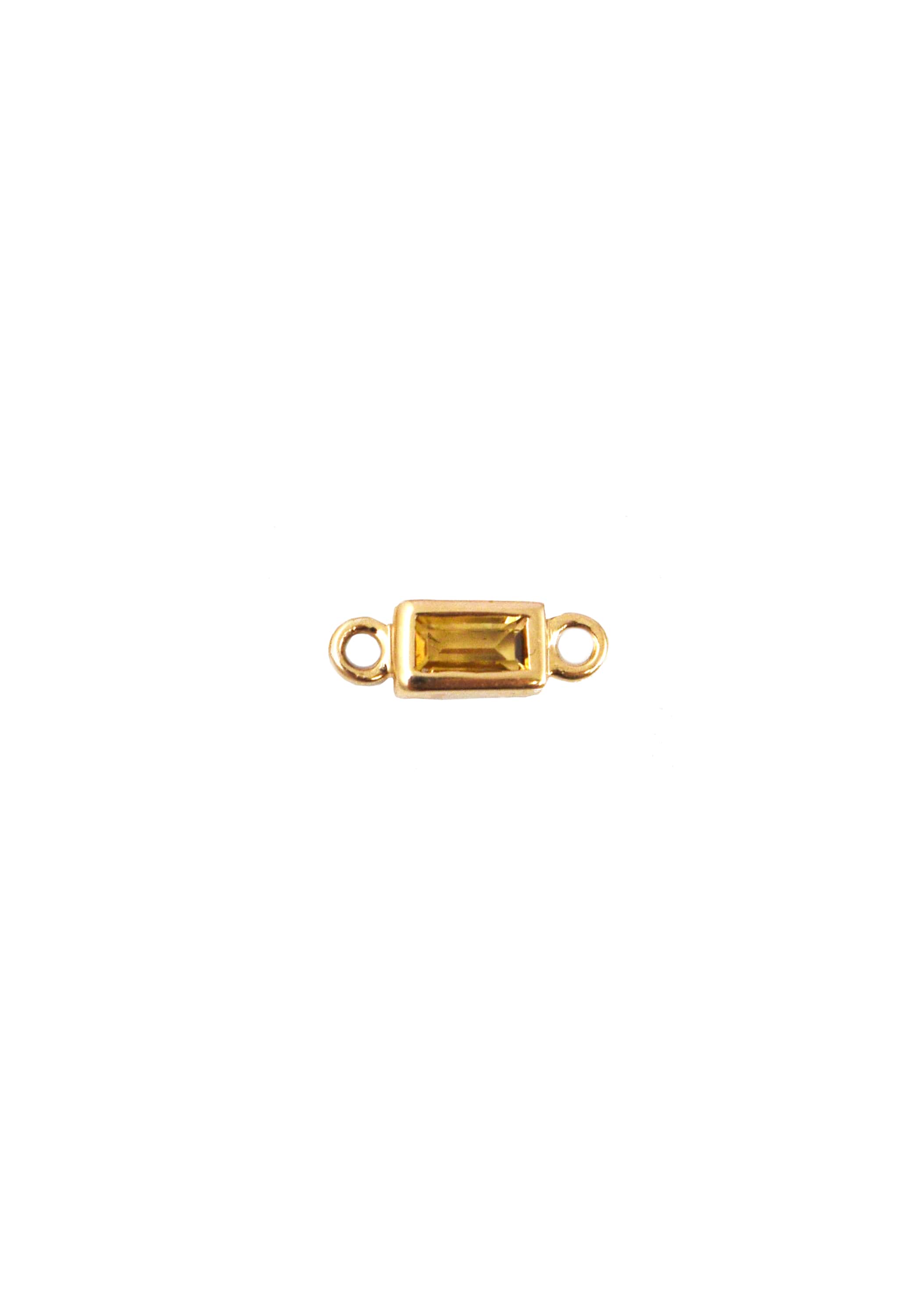 Baguette Charms in 14kt Gold