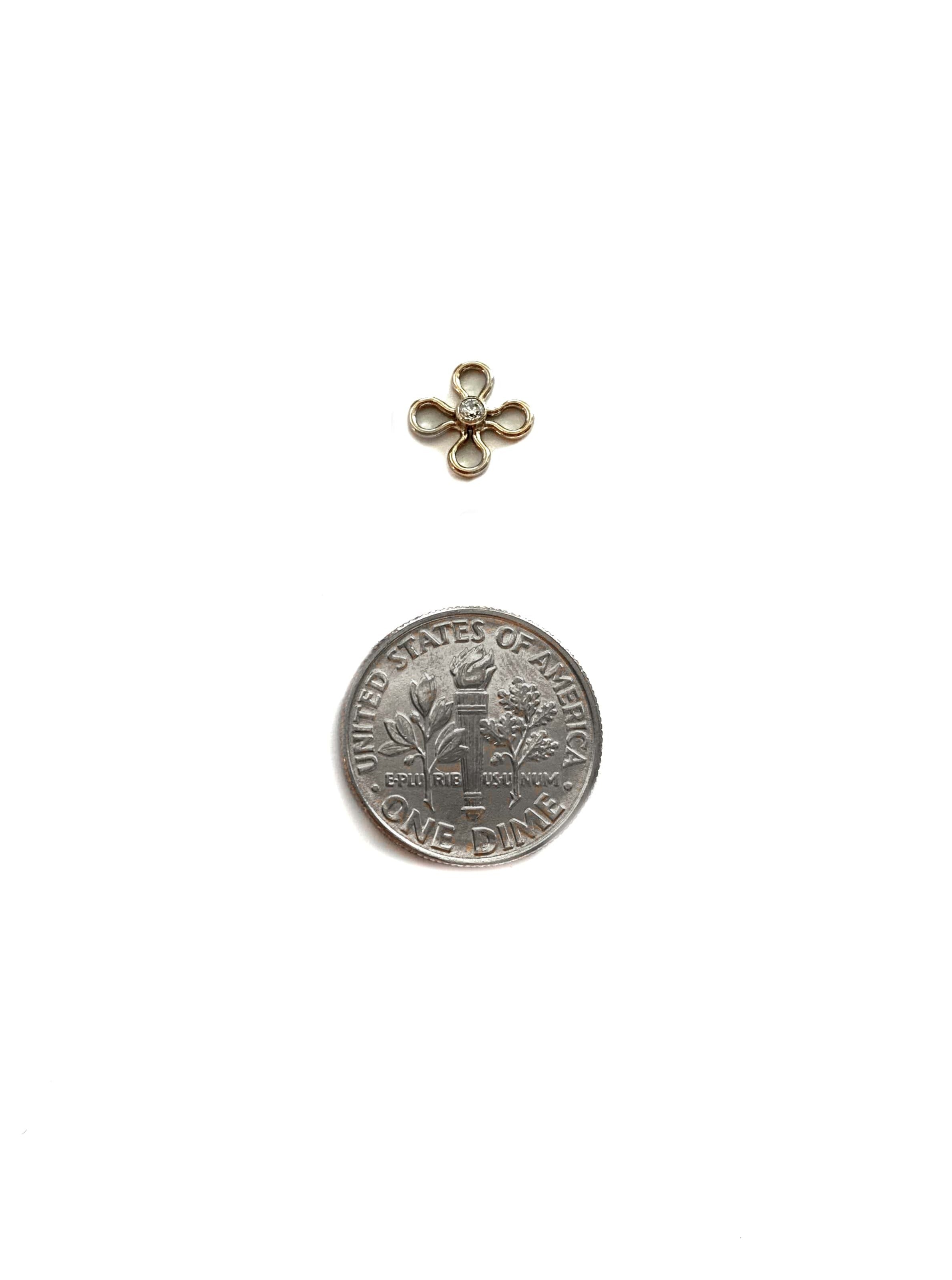 Daisy CZ Charm