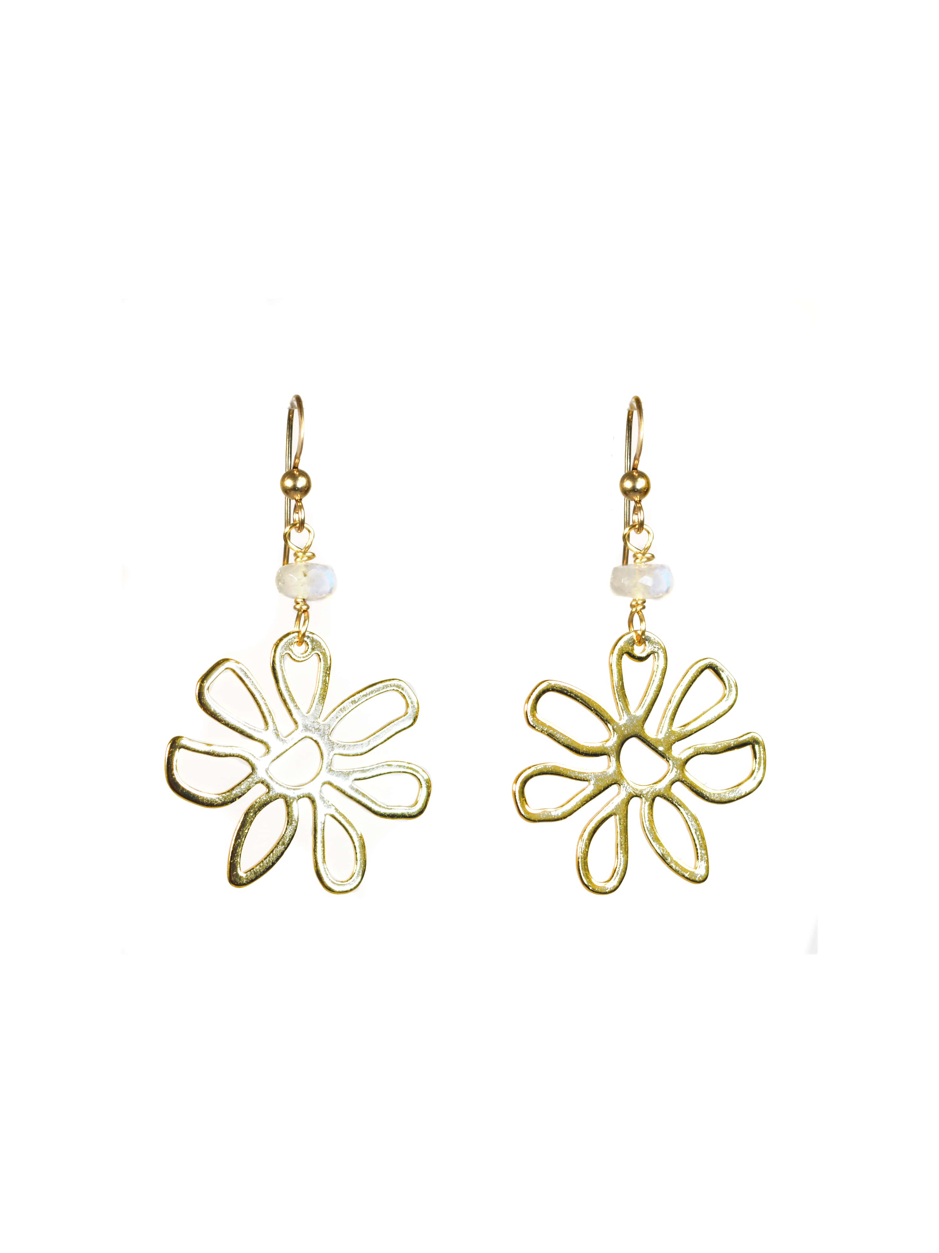 Golden Daisy Earrings