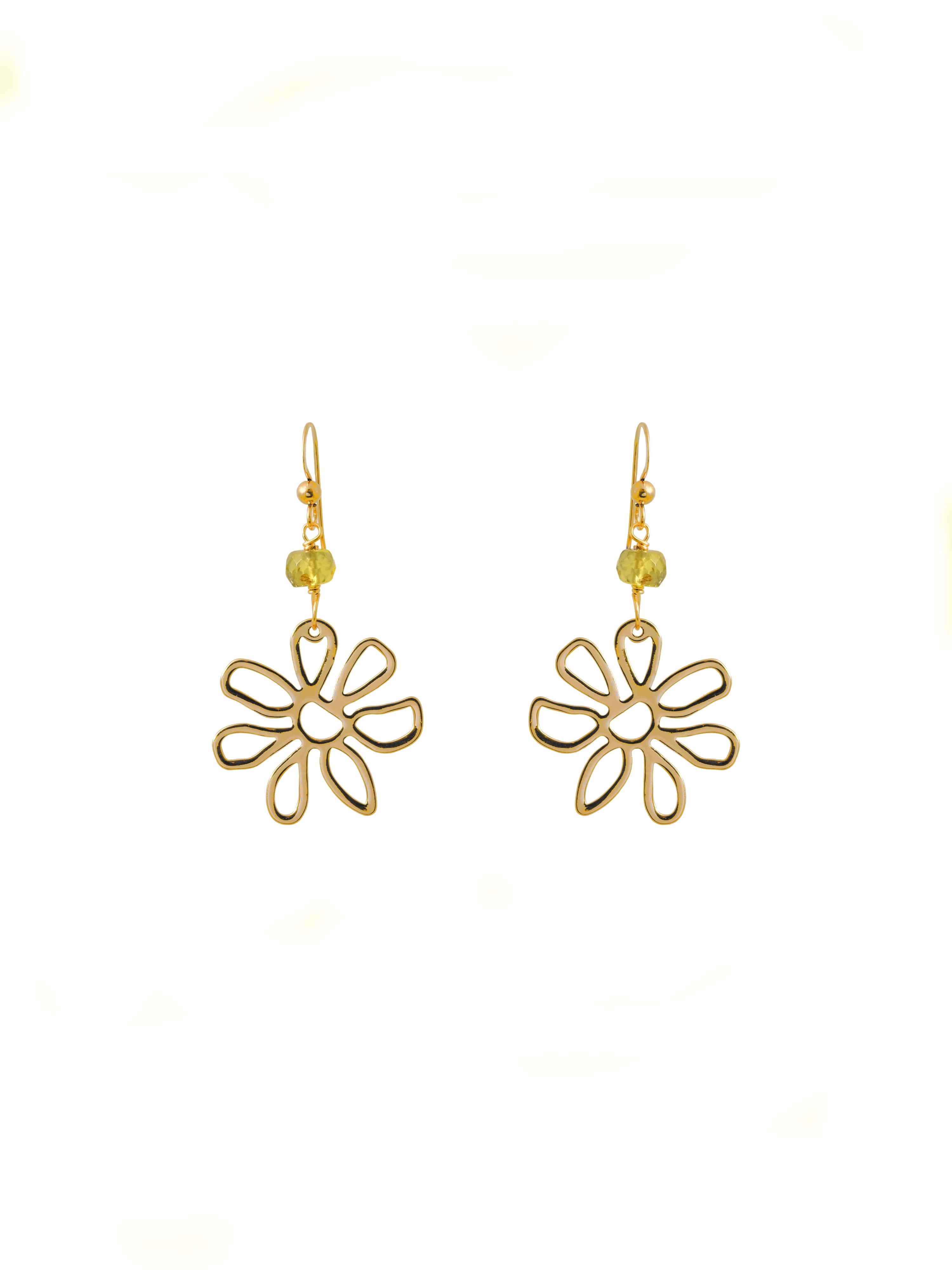 Golden Daisy Earrings
