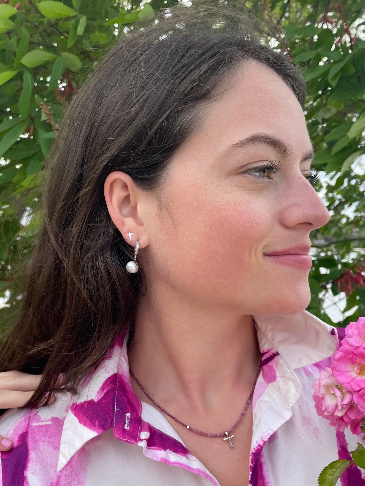 Diana Pearl Earrings