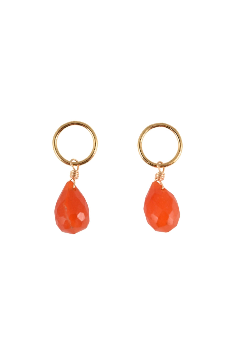 Dottie Earrings in Carnelian
