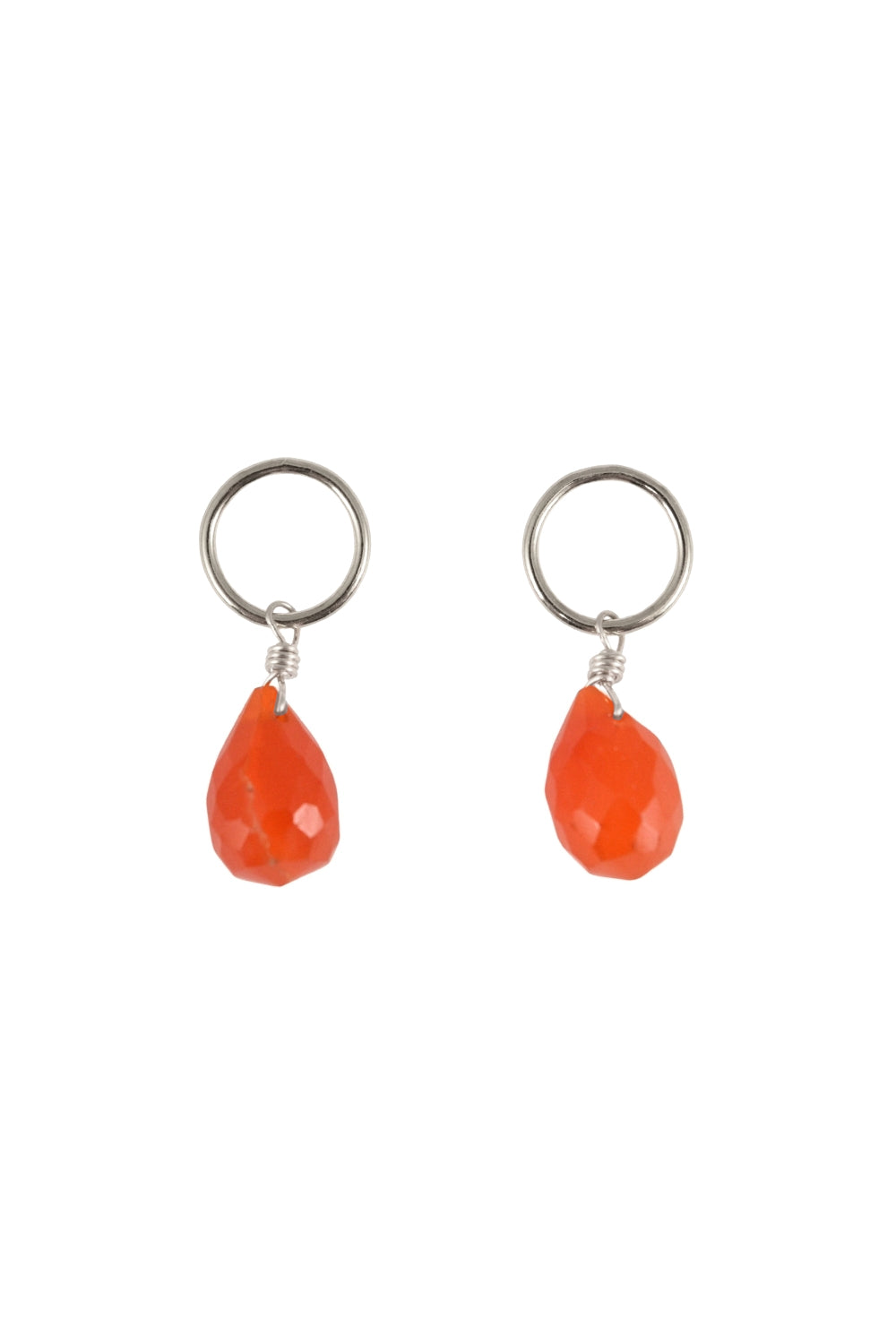 Dottie Earrings in Carnelian