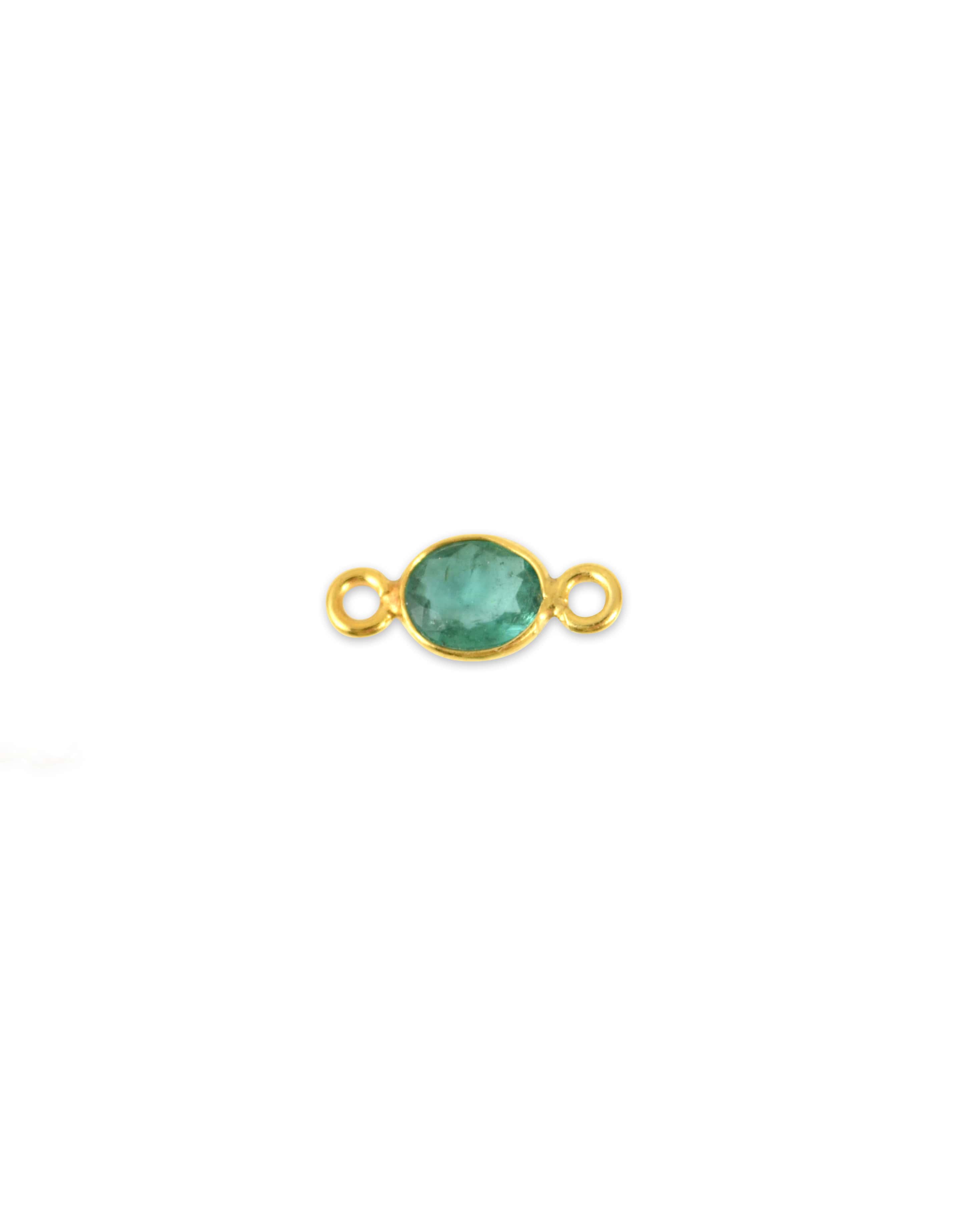 Emerald Oval Charm